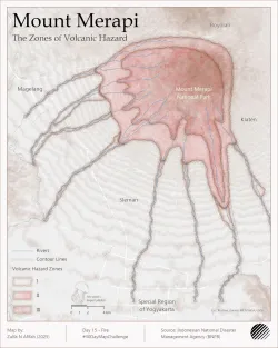 Map for day 15: Fire by Zulfa N 'Afifah