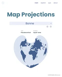 Map for day 19: Projections by Bella Mironova