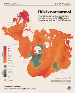 Map for day 19: Projections by Sacha Schlumpf